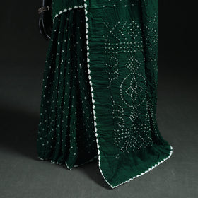 Kutch Bandhani Tie-Dye Cotton Saree 42