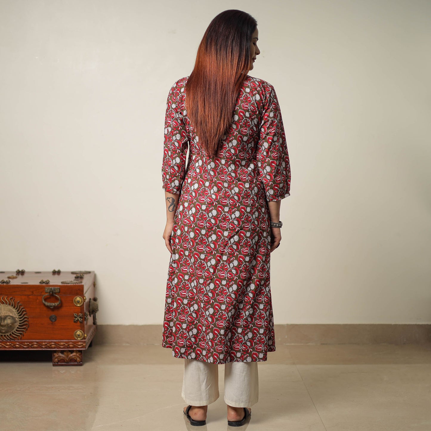 sanganeri printed kurta