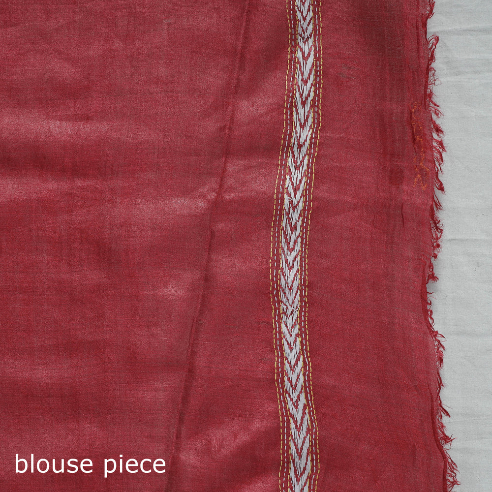 Kantha Embroidery Saree