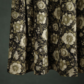 Bagru Hand Block Print Natural Dyed Cotton Wrap Around Skirt 18
