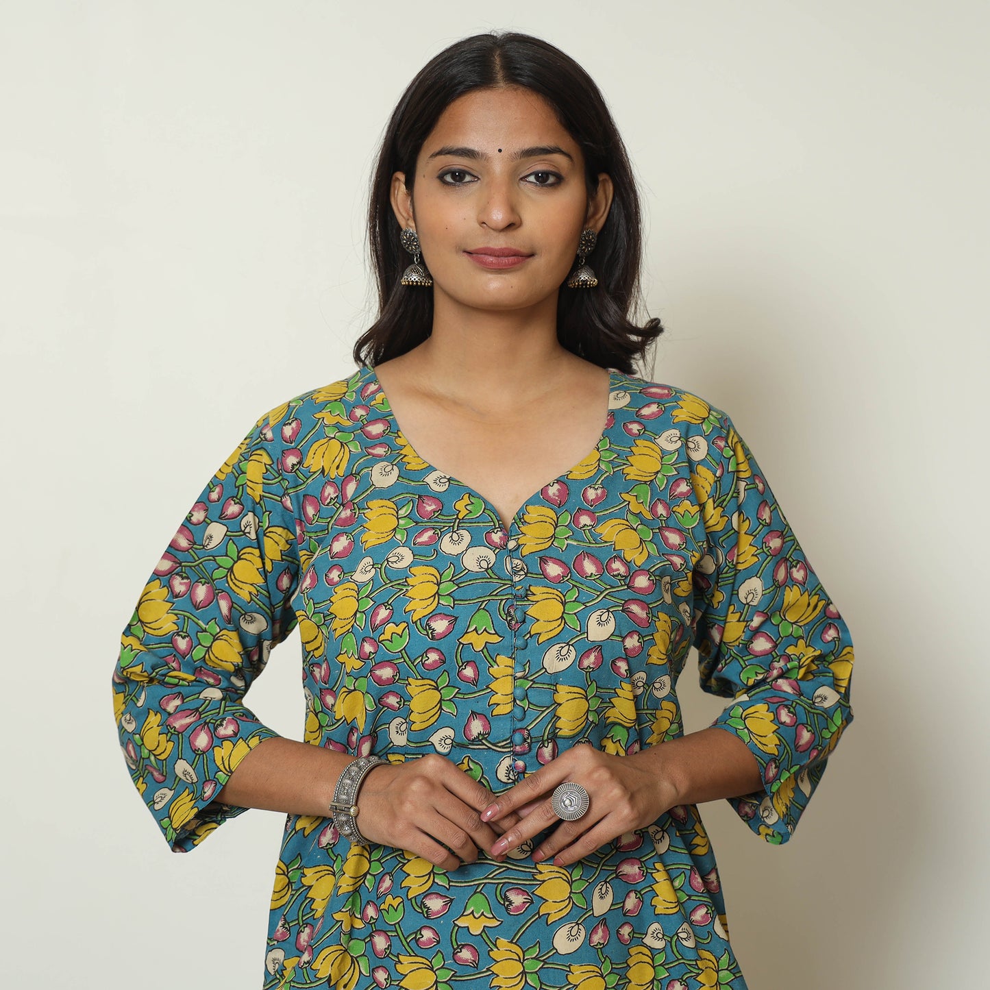 kalamkari printed kurta
