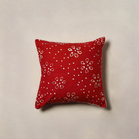 Hand Block Batik Print Cushion Cover (16 x 16 in) 45