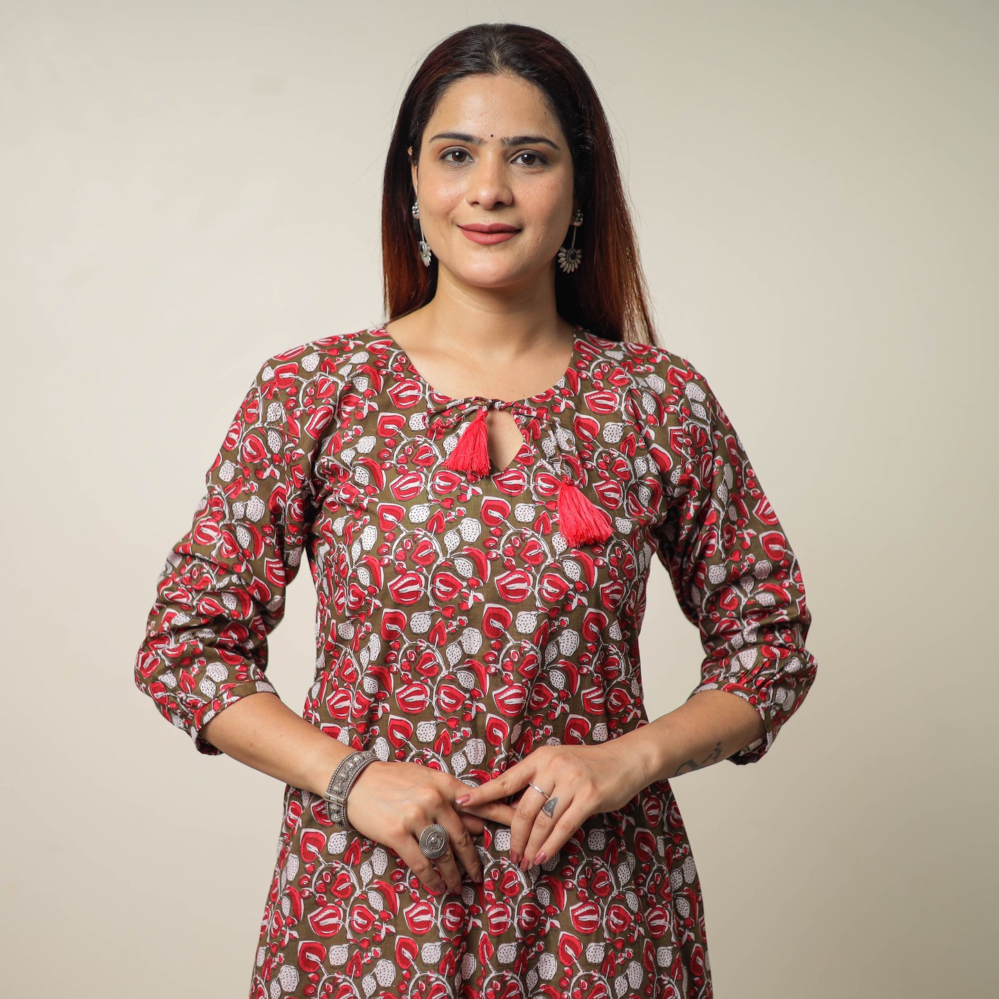 sanganeri printed kurta