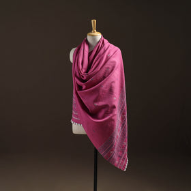 Kutch Bhujodi Handwoven Merino Wool Dhabla Shawl 37