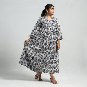 batik print dress