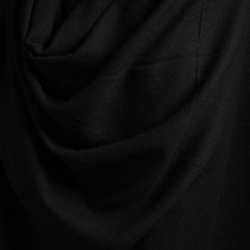 Black - Kumaun Handwoven Pure Merino Wool Shawl 02