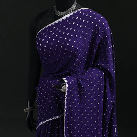 Kutch Bandhani Tie-Dye Cotton Saree 43
