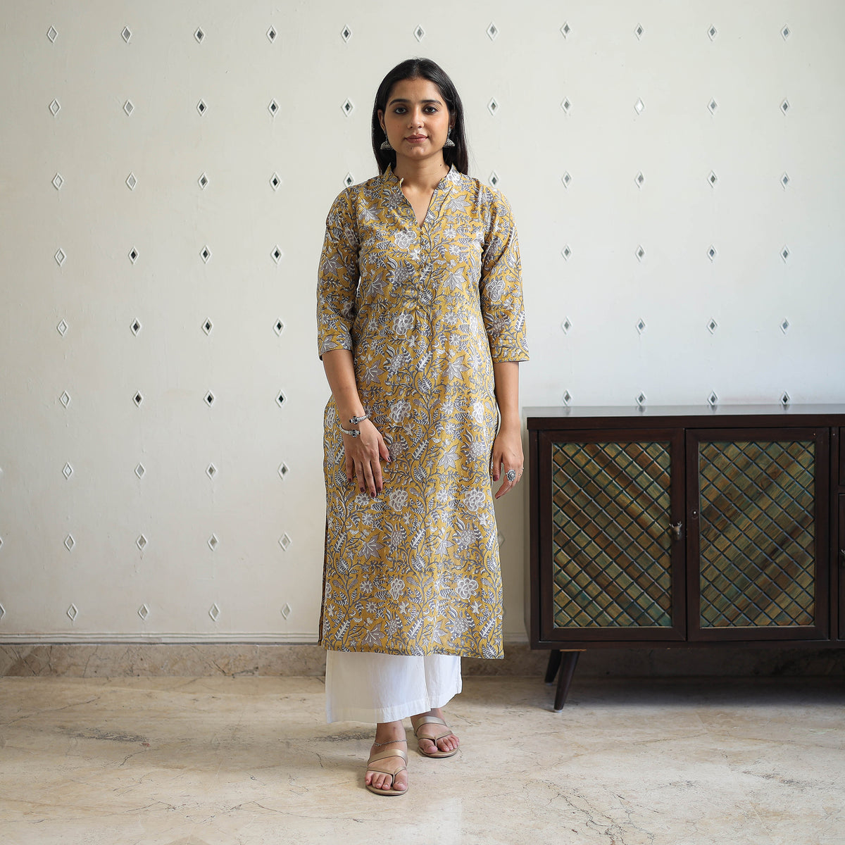 Sanganeri print Kurta