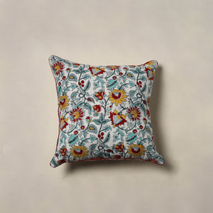 Sanganeri Hand Block Print Cushion Cover (16 x 16 in) 46
