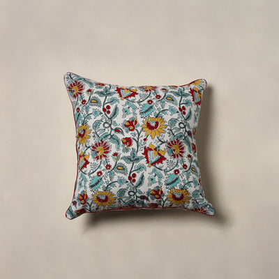 Sanganeri Hand Block Print Cushion Cover (16 x 16 in) 46