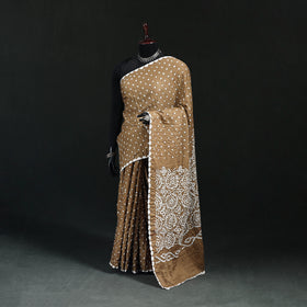 Kutch Bandhani Tie-Dye Cotton Saree 22