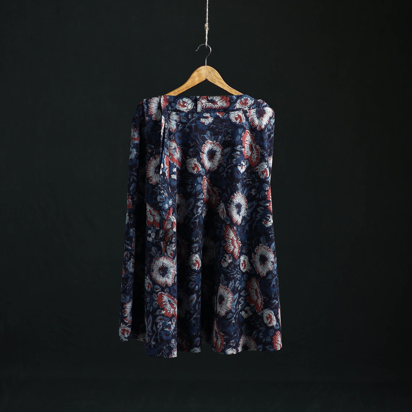 Bagru Hand Block Print Cotton Wrap Around Skirt 17