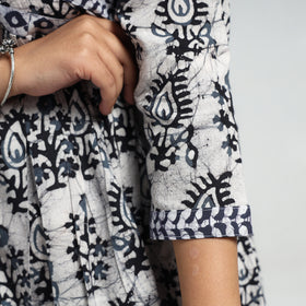 batik print dress