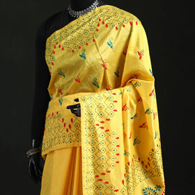 Hand Embroidered Silk Saree 67