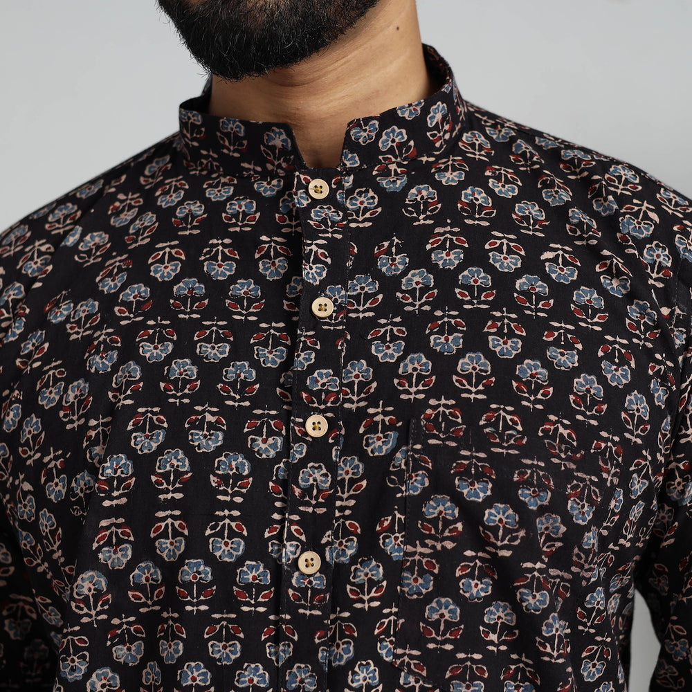 ajrakh Men's short kurta