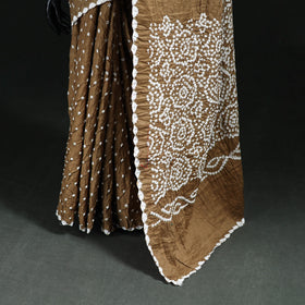 Kutch Bandhani Tie-Dye Cotton Saree 22