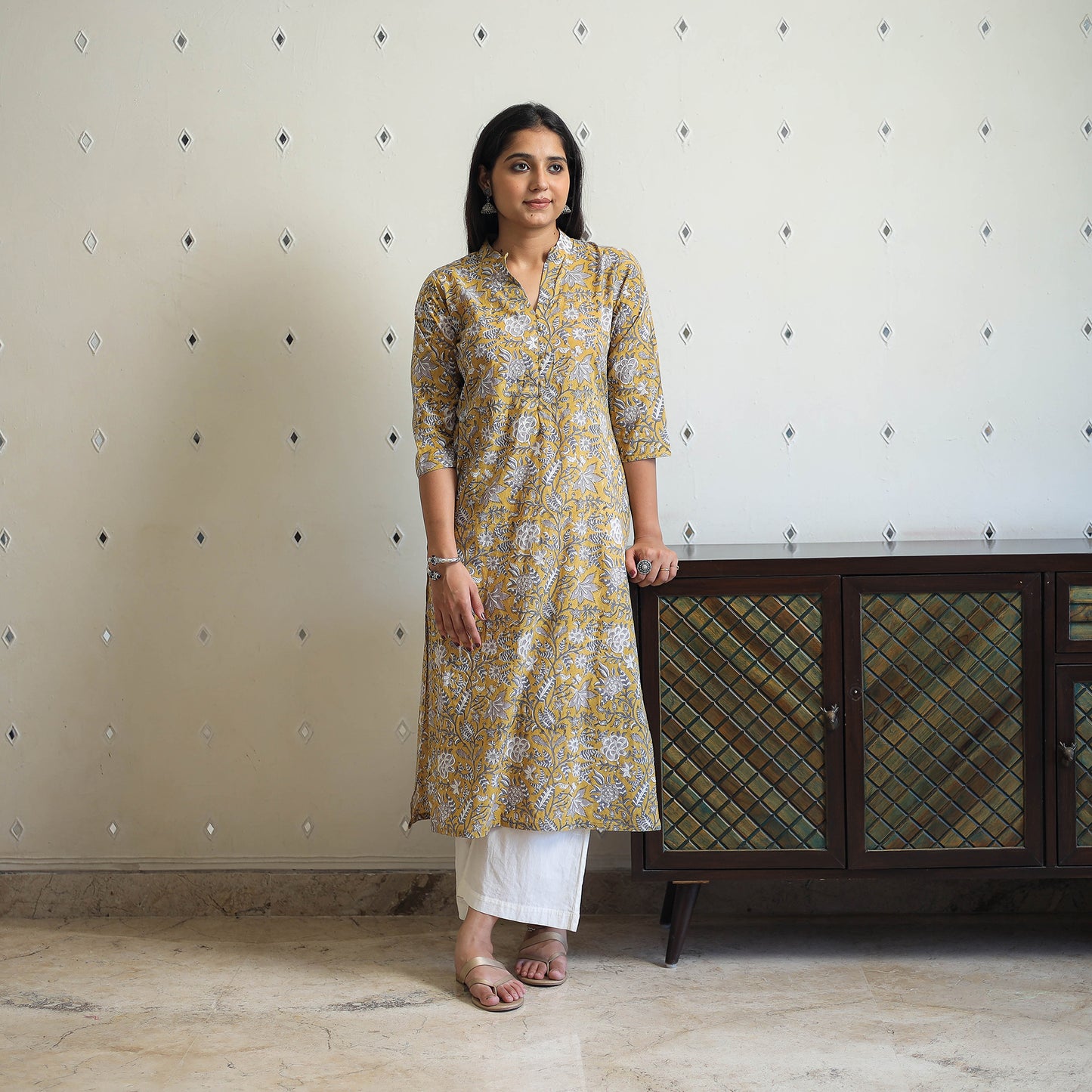 Sanganeri print Kurta