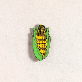 Sweet Corn Handpainted Fridge Magnet 62