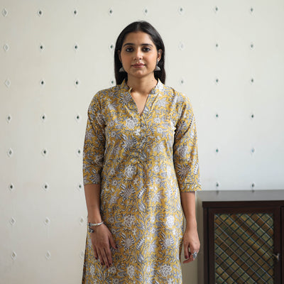 Sanganeri print Kurta