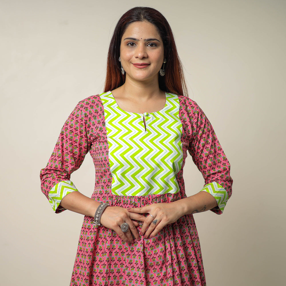 sanganeri printed kurta 