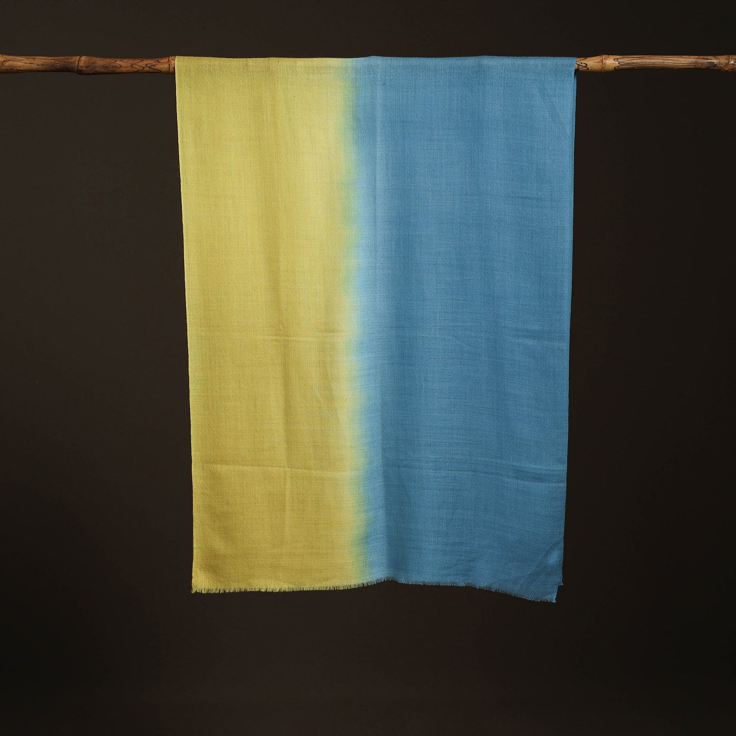 Two Shaded Diamond Weave Fine Wool Stole for Women 78