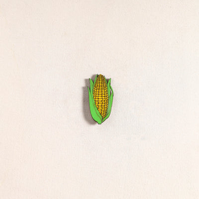 Sweet Corn Handpainted Fridge Magnet 62