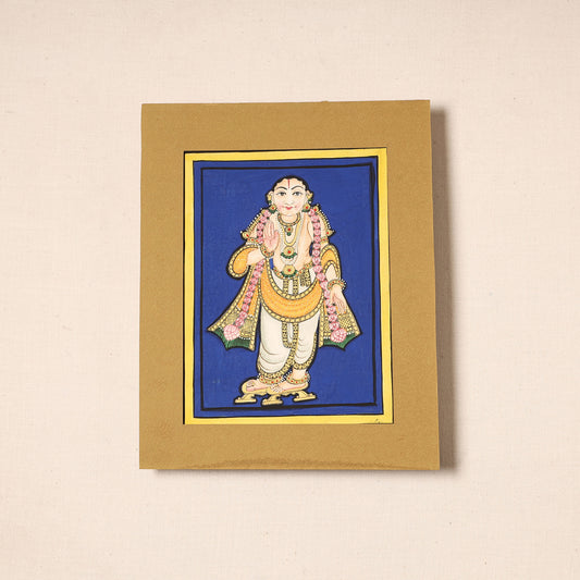 Traditional Mysore Painting by JS Sridhar Rao (10 x 9 in)