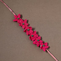 Traditional Handmade Fabart Phool Gulabi Gajra