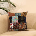 Buy Multicolor Handcrafted Cotton Patchwork Cushion Cover