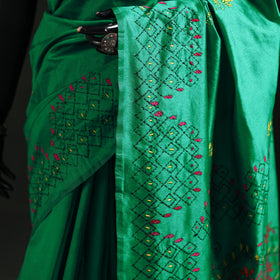 Hand Embroidered Silk Saree 68