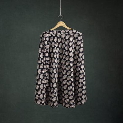 Bagru Hand Block Print Natural Dyed Cotton Wrap Around Skirt 23