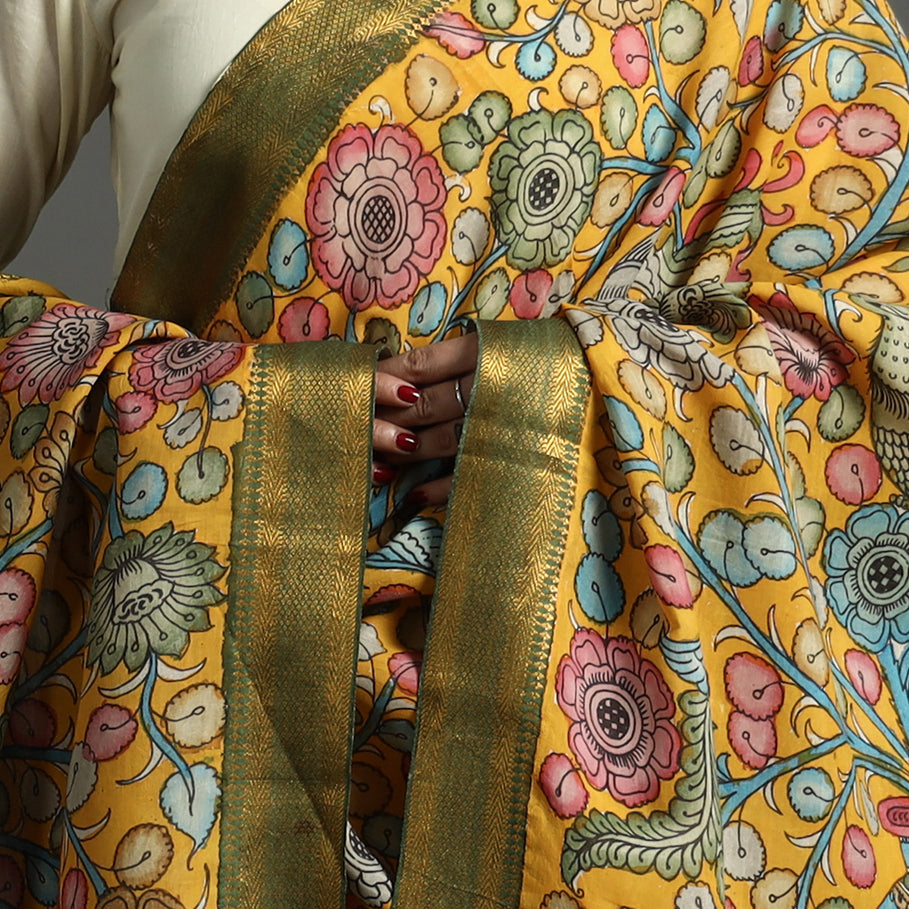 Kalamkari Handpainted Dupatta