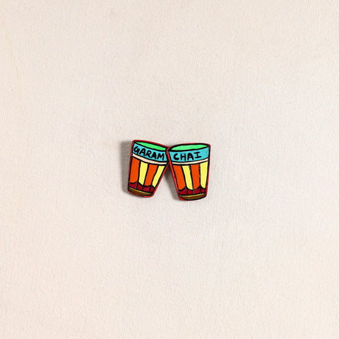 Garam Chai Handpainted Fridge Magnet 65