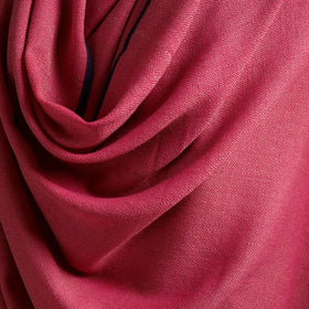 Pink - Kumaun Handwoven Pure Merino Wool Shawl 04