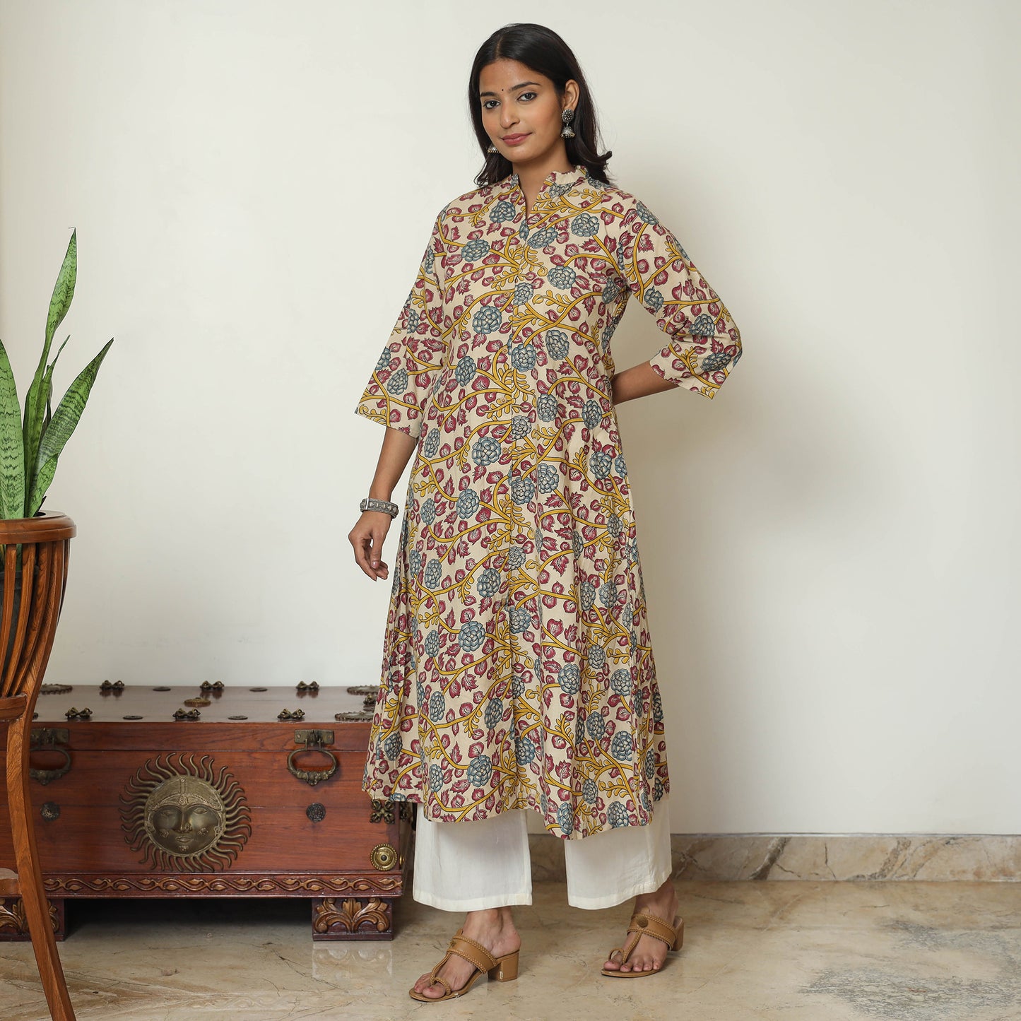 kalamkari printed kurta 