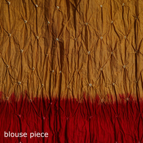 Kutch Tie-Dye Bandhani Cotton Saree with Blouse Piece 11