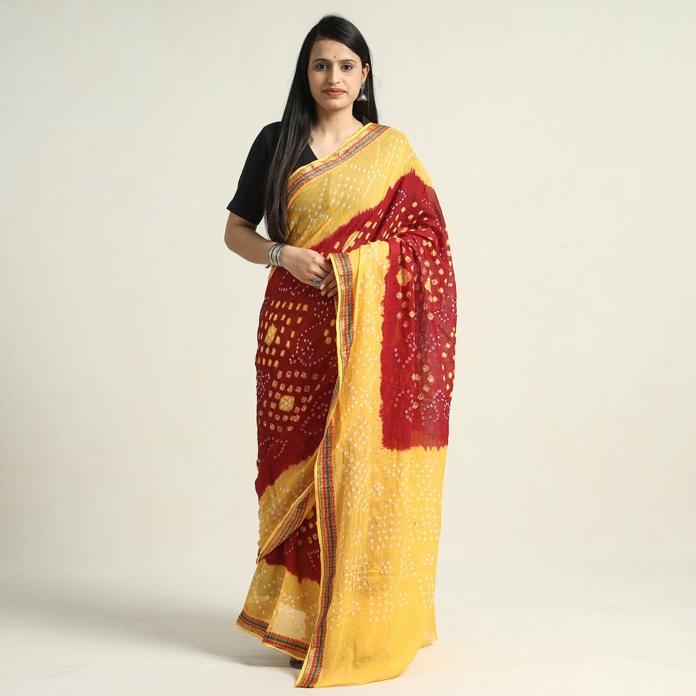 bandhani saree