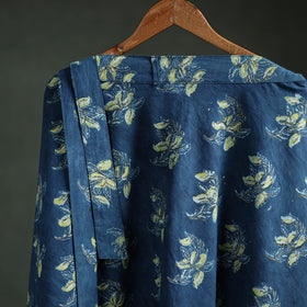 Bagru Hand Block Print Natural Dyed Cotton Wrap Around Skirt 24