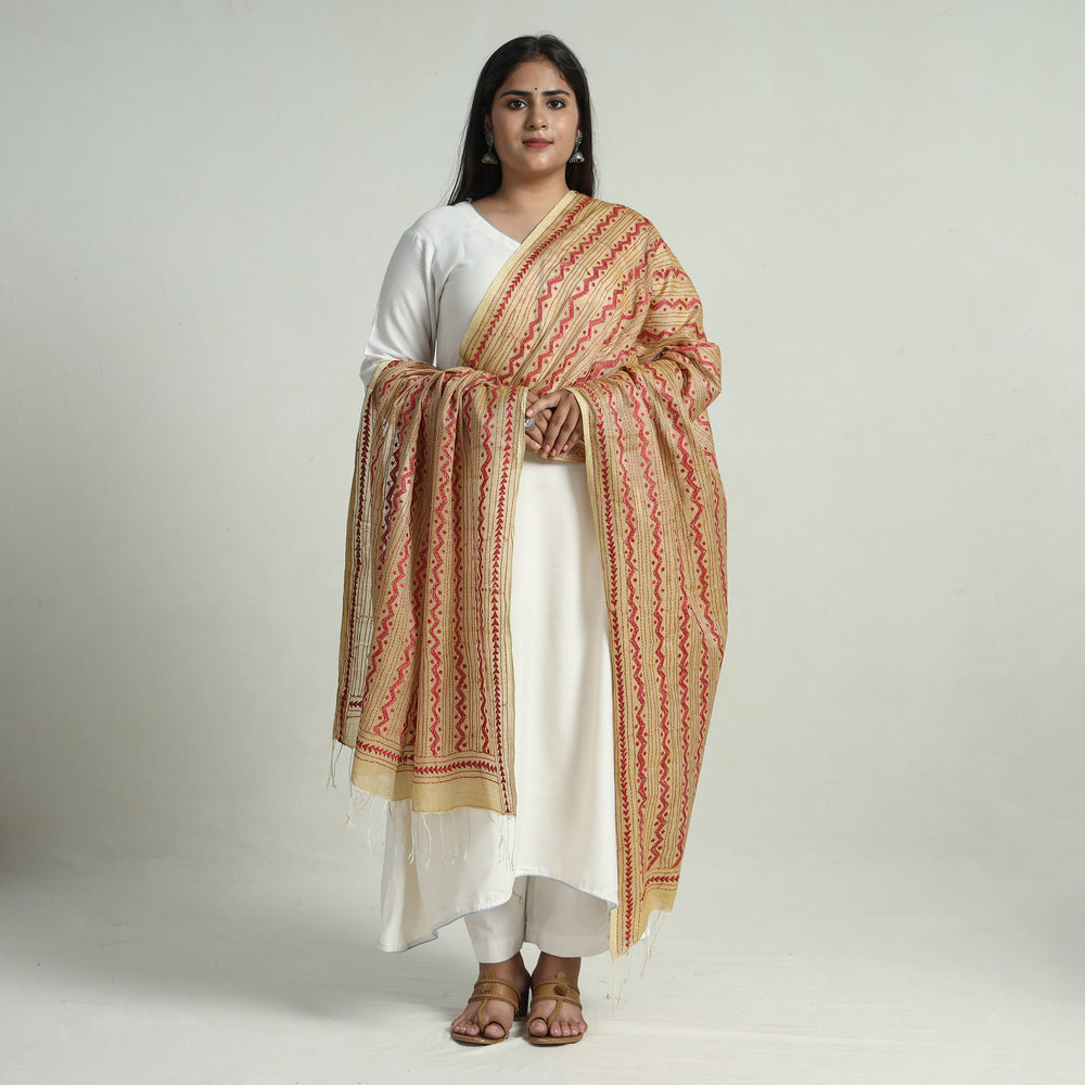 Kantha Embroidery Dupatta