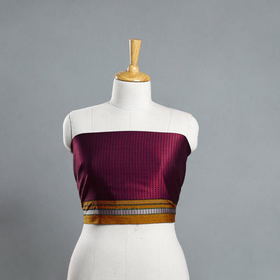 Purple - Khun Weave Cotton Blouse Piece 75