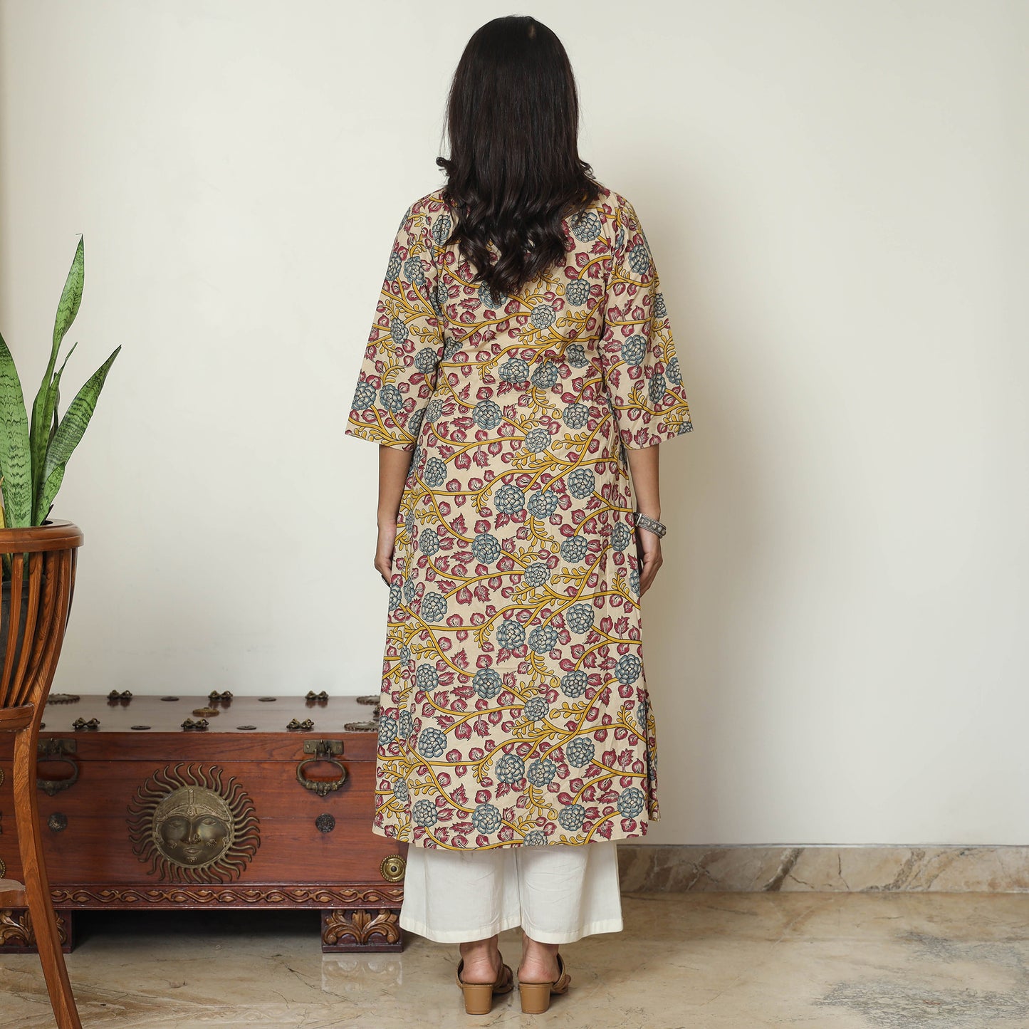 kalamkari printed kurta 