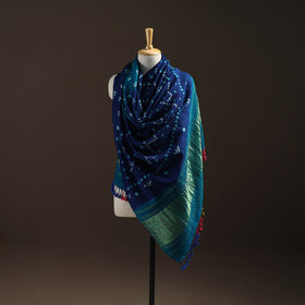 Kutch Bandhani Handwoven Merino Wool Shawl 40