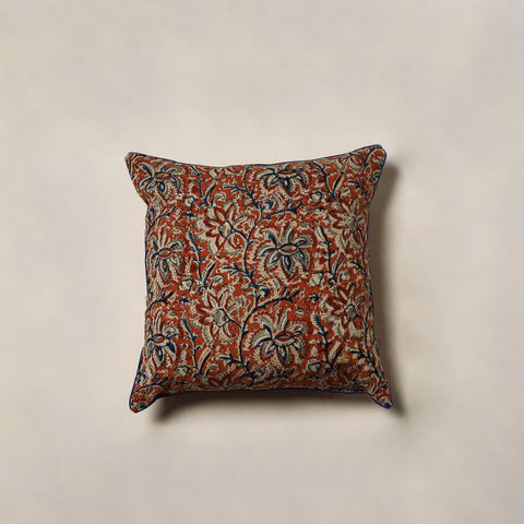 Kalamkari Hand Block Print Cushion Cover (16 x 16 in) 49