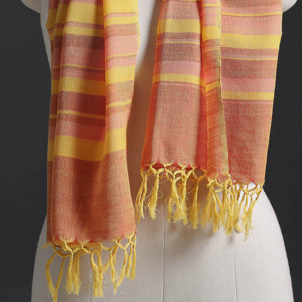 Kumaun Handwoven Merino Wool x Cotton Stole 209