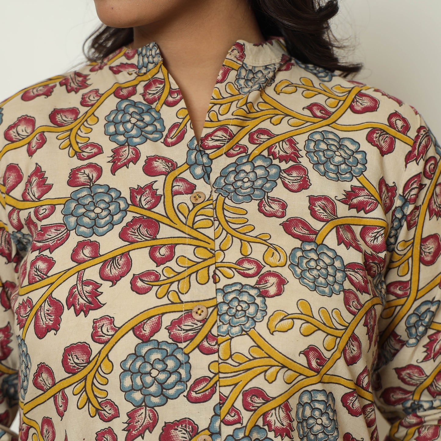 kalamkari printed kurta 