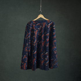 Bagru Hand Block Print Natural Dyed Cotton Wrap Around Skirt 25