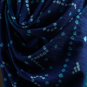 Kutch Bandhani Handwoven Merino Wool Shawl 40