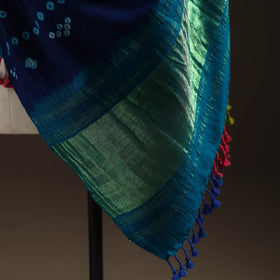 Kutch Bandhani Handwoven Merino Wool Shawl 40