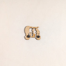 Auto Rickshaw Handpainted Fridge Magnet 67