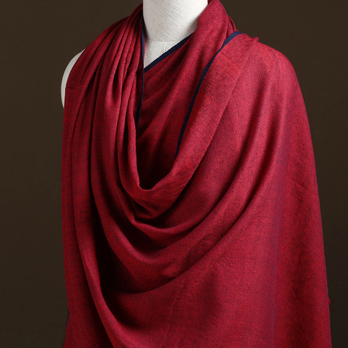 Kumaun Handwoven Pure Merino Wool Shawl 05